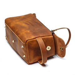 Dado Handmade Leather Dopp Kit | Durable and Stylish Toiletry Bag for Travel