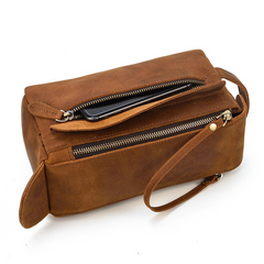 Dado Handmade Leather Dopp Kit | Durable and Stylish Toiletry Bag for Travel