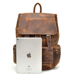 The Hagen Backpack | Vintage Leather Backpack - High-Quality, Stylish & Durable