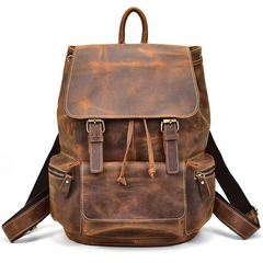 The Hagen Backpack | Vintage Leather Backpack - High-Quality, Stylish & Durable