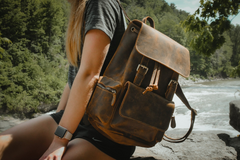 The Hagen Backpack | Vintage Leather Backpack - High-Quality, Stylish & Durable