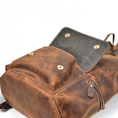 The Hagen Backpack | Vintage Leather Backpack - High-Quality, Stylish & Durable