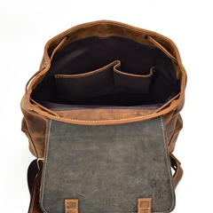 The Hagen Backpack | Vintage Leather Backpack - High-Quality, Stylish & Durable