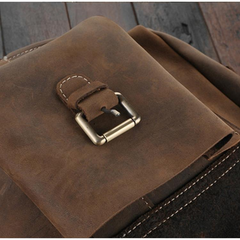 The Asmund Backpack | Genuine Leather Rucksack with Large Capacity & Vintage Style