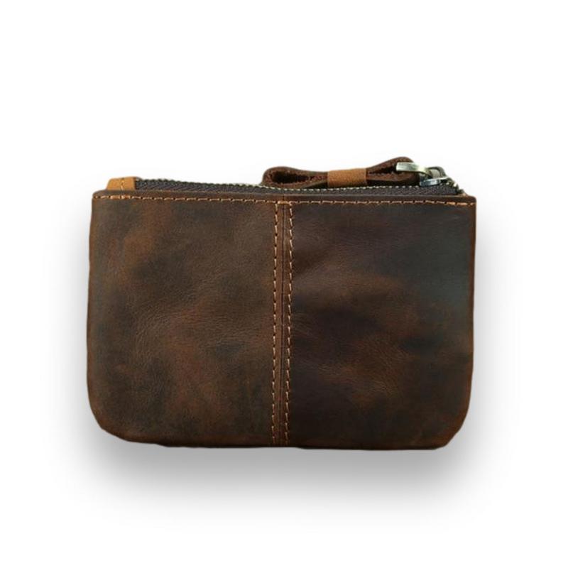 The Cael | Premium Handmade Full Grain Leather Coin Purse with Durability & Style