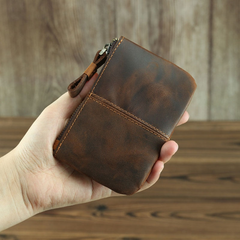 The Cael | Premium Handmade Full Grain Leather Coin Purse with Durability & Style