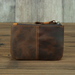 The Cael | Premium Handmade Full Grain Leather Coin Purse with Durability & Style