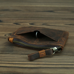 The Cael | Premium Handmade Full Grain Leather Coin Purse with Durability & Style