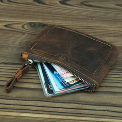 The Cael | Premium Handmade Full Grain Leather Coin Purse with Durability & Style