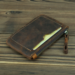 The Cael | Premium Handmade Full Grain Leather Coin Purse with Durability & Style