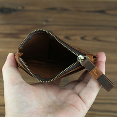 The Cael | Premium Handmade Full Grain Leather Coin Purse with Durability & Style