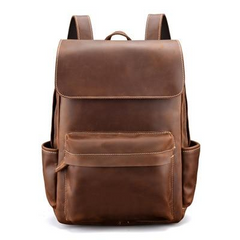 The Helka Backpack | Genuine Vintage Leather Backpack for Men & Women