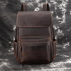 The Helka Backpack | Genuine Vintage Leather Backpack for Men & Women