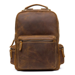 The Langley Backpack | Genuine Vintage Leather Backpack - Stylish and Durable for Everyday Use