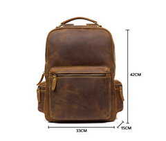 The Langley Backpack | Genuine Vintage Leather Backpack - Stylish and Durable for Everyday Use