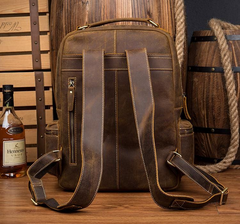 The Langley Backpack | Genuine Vintage Leather Backpack - Stylish and Durable for Everyday Use