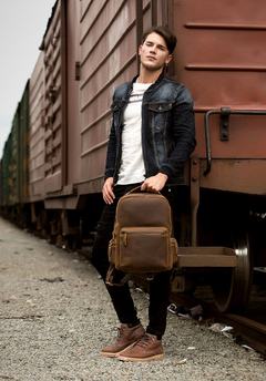 The Langley Backpack | Genuine Vintage Leather Backpack - Stylish and Durable for Everyday Use