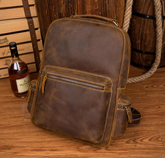 The Langley Backpack | Genuine Vintage Leather Backpack - Stylish and Durable for Everyday Use