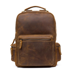 The Langley Backpack | Genuine Vintage Leather Backpack - Stylish and Durable for Everyday Use