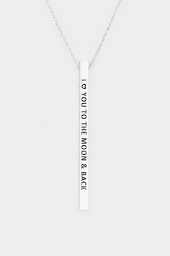 Inspirational Moon Necklace - Elegant Motivational Jewelry | Uplift & Shine