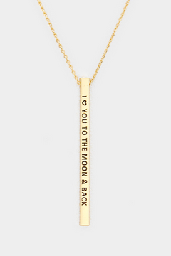 Inspirational Moon Necklace - Elegant Motivational Jewelry | Uplift & Shine