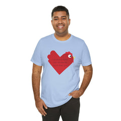 Chicken Love Unisex Jersey Short Sleeve Tee T-Shirt