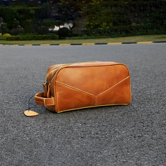 The Nomad Toiletry Bag | Premium Genuine Leather Travel Companion