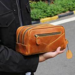 The Nomad Toiletry Bag | Premium Genuine Leather Travel Companion