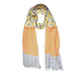 Sahara Ikat Print Scarf – Colorful & Soft | Elevate Your Style