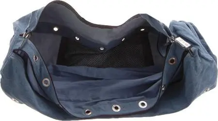 Hot Yoga Double Compartmental Mat Bag - Durable, Breathable Denim with Convenient Storage