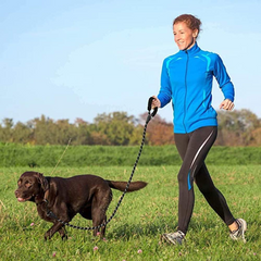 5 FT Thick Highly Reflective Dog Leash - Red | Durable & Comfortable for All Dog Sizes