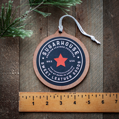 You'll Shoot Your Eye Out - Premium Leather Holiday/Christmas Ornament - Unique Handcrafted Gift