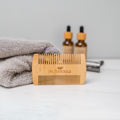 Bamboo Beard Comb - Eco-Friendly Grooming Essential for Perfectly Styled Beards