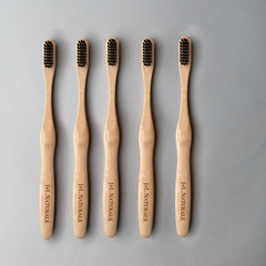 Eco-Friendly Bamboo Toothbrush Bundle (5-Pack) - Sustainable Oral Care