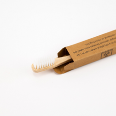 Eco-Friendly Bamboo Toothbrush - Soft Bristles, Biodegradable Handle