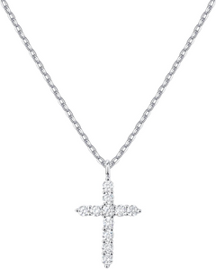 PAVOI 14K Gold Plated Cross Necklace for Women | Cross Pendant | Gold Necklaces for Women