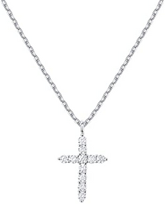 PAVOI 14K Gold Plated Cross Necklace for Women | Cross Pendant | Gold Necklaces for Women