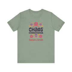 Personalized Custom Chaos Coordinator Unisex Jersey Short Sleeve Tee