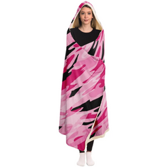 Pink-Camo Hooded Blanket - Ultra Soft & Cozy