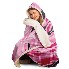 Pink-Camo Hooded Blanket - Ultra Soft & Cozy