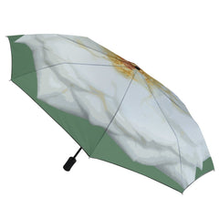 White Rose Auto Umbrella with Anti-UV Coating