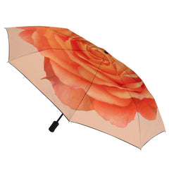 Orange Rose Auto Umbrella with Anti-UV Coating