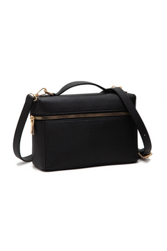 Stylish Pebbled Vegan Leather Crossbody Bag with Adjustable Strap - Perfect for On-the-Go