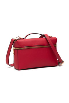 Stylish Pebbled Vegan Leather Crossbody Bag with Adjustable Strap - Perfect for On-the-Go