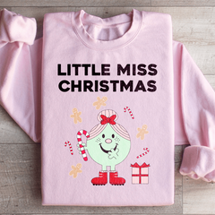 Little Miss Christmas Hoodie - Super Warm & Cozy, Perfect Fit & Weight, Fair-Wage Factory Made