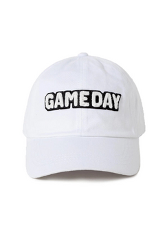 Chenille Game Day Cap – Stylish & Comfortable for Sports Fans