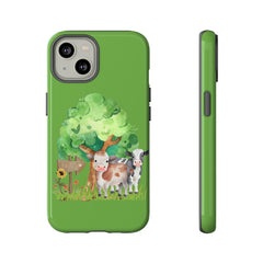 Farmers Cows in Field IPhone Tough Cases