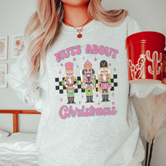 Nuts About Christmas - Cozy Holiday Sweatshirt | Perfect Winter Wear