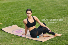 Jute Premium ECO Fitness, Pilates, and Yoga Mat + Muscle Recovery Bundle - Eco-Friendly, Durable, and Versatile Workout Mat