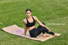 Jute Premium ECO Fitness, Pilates, and Yoga Mat + Muscle Recovery Bundle - Eco-Friendly, Durable, and Versatile Workout Mat